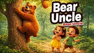Bear Uncle 🐻 | Kids Song in English | Cute Bear Nursery Rhyme