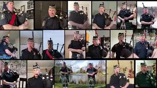 Delta Police Pipe Band with Palm Springs Air Museum Pipe Band - Game of Thrones Theme