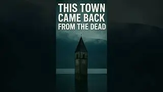 This Sunken Italian Village Came Back from the Dead 😨🇮🇹 #shorts