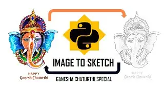 Python Project: Image to Sketch Using Python & Opencv | KNOWLEDGE DOCTOR | Mishu Dhar