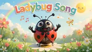🎵 Ladybug Song | Cute & Colorful Song for Kids | Learn with Music and Fun!