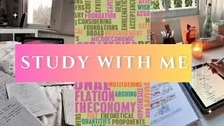 Study With Me for My AP Macro Test + Productive Study Hacks! 📚