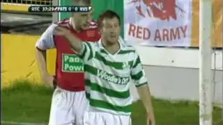 Ryan Guy Scores Against Shamrock Rovers