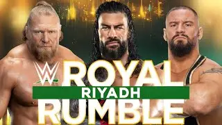BOOKING The 2026 Men's ROYAL RUMBLE From 1-30!