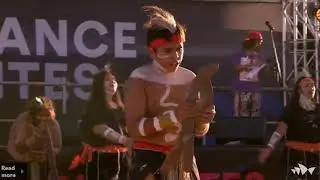 Dance rites 2018 Wild card performance by Nunukul Yuggera.