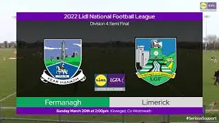 2022 03/20 Fermanagh v Limerick - Lidl NFL Div 4 Semi Final