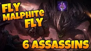 New 6 Assassins Meta? Fly, Malphite. Fly. TFT Patch 10.4