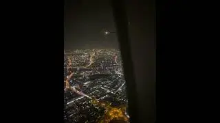 Flight ✈️ #landing view #Dubai #airport #views #lights #trending #birdview