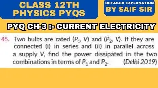 Two bulbs are rated P1,V and P2,V. If they are connected(i) in series and(ii) in parallel across...