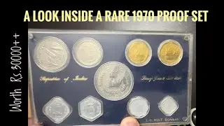 1970 Proof coin set unboxed. Let&rsquo;s look at the rare coin set of India which has 1 paisa to 10 rupee
