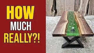 Epoxy Table Secrets: Comparing Costs for Stunning DIY Tables with Metal Legs!