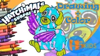 How to Draw Hatchimals Surprise Puppadee Step By Step | Drawing Tutorial