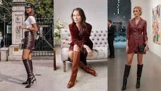 Eyes catching and Lavishing collection of Leather Long High Heel Boots 