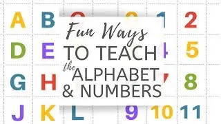 Fun Ways to Teach the Alphabet | THE CHEEKY HOMEMAKER