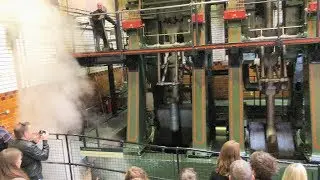 River Don Engine - Worlds most powerful steam engine still running. (Recorded in 4K)