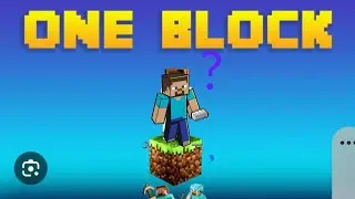 one block challenge  goal  iron armour  diamond tools (lets go)