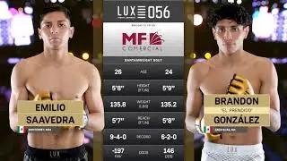 Emilio Saavedra vs Brandon &ldquo;El Prendido&rdquo; Gonz&aacute;lez | Sumisi&oacute;n (Matale&oacute;n) | LUX Fight League 056