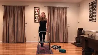 Therapeutic Yoga For Osteopenia/Osteoporosis: Lying, Seated and Standing Using Chair As Prop
