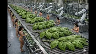 High-Tech Green Tea Processing | Inside a Modern Tea Factory High-Tech Green Tea