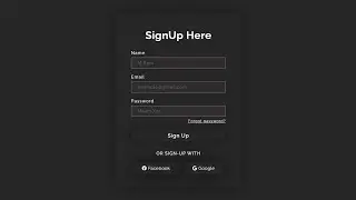 How to create Registration form using HTML and CSS | HTML-CSS Tutorial