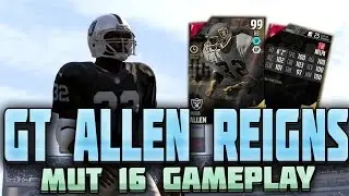 GOLDEN TICKET ALLEN CANT BE STOPPED! MUT 16 GAMEPLAY | Madden 16 Ultimate Team