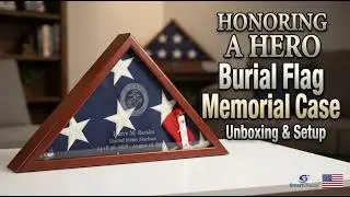 Unboxing And Assembling A Veteran Memorial Case For A Burial Flag. One of the hardest videos I did.