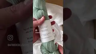 Unbox the March Hand-Dyed Yarn Box With Me #knitter #knitting #yarn