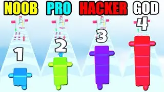 Level Up Cube NOOB vs PRO vs HACKER vs GOD