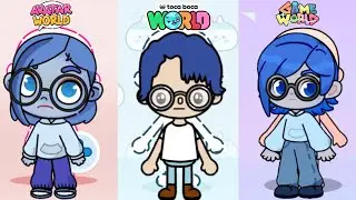 How To Make Sadness 😭 Inside Out 2 inspired Look #pazu #avatarworld #tocaboca #gameworld