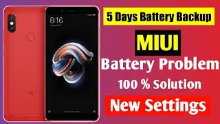 MIUI Battery Drain Fix | MIUI Battery Saver Settings | MIUI Battery Problem | MIUI 12 Battery Drain
