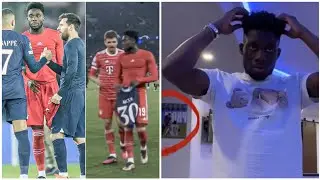 Alphonso Davies has finally got Messi's shirt 🤩 - PSG vs Bayern Munich 1-0 - UEFA Championship 2023