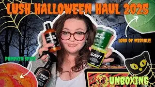 LUSH HALLOWEEN HAUL 🎃🐈‍⬛ | 2025 - UNBOXING 👻🕸️