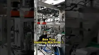 Box Tray Forming Machine ② Glue Spraying