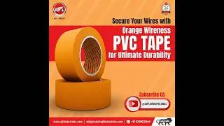 Secure Your Wires with AIPL Sunsui Orange Wireness PVC Tape for Ultimate Durability