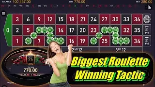100% Good Biggest Roulette Winning Tactic