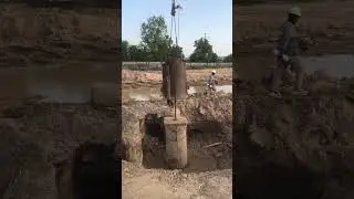 Pile PDA test #shorts #construction #technical #civilengineering #building #testing #piles