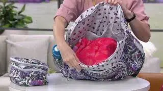 Vera Bradley Signature Iconic Weekender Travel Bag on QVC