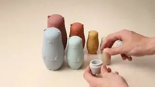 Wonder Space Bear Nesting Dolls