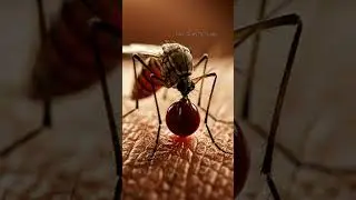 Mosquito Lift-Off &ndash; AI Cinematic Macro to Human Realism (4 K) #shorts #macroworld #mosquito