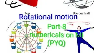 Numericals on moment of inertia (PYQ )/class XI / part 8/saugat Sir 