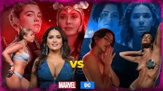 Sexy Battle - Marvel VS DC ★ Actresses version #2