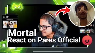 #Mortal react on #Paras #Official attacked brutally over #BGMI ISSUE 💔😭| #BGMI #Highlights #jonathan