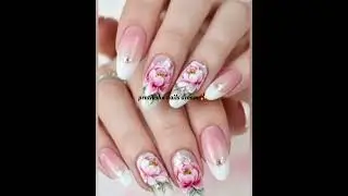  #New trending nails Art designs  glitter flowers  different colors unique 💅🌸Art designs 2026# ✨️ 