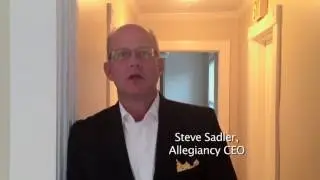 An Invitation From Steve Sadler - Allegiancy CEO