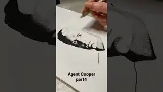 #art #dotwork #stippling #painting #sketch #twinpeaks #agentcooper