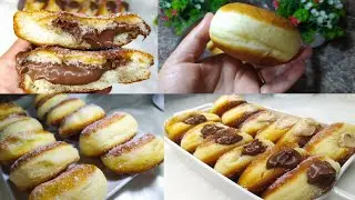 لي مجربتش هاد لي بني راهي تراطي بني خفاف قطن هشين وفارغين محشين شكولا كمايحب القلب 😍🤤😍