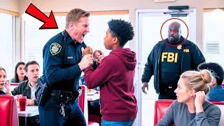 Cop ASSAULTED A Black Kid At Diner, Unaware His Father Is An FBI Agent