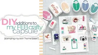 Штампую свои собственные наклейки | Февральская капсульная коллекция CRAFTY | Cocoa Daisy Inklings