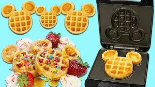 How to Make Mickey Mouse Themed Waffles!
