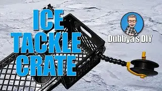 Ice Fishing Tackle Crate